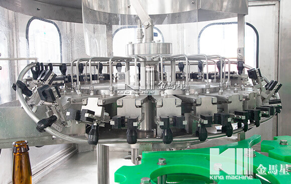 Washing heads of csd machine line