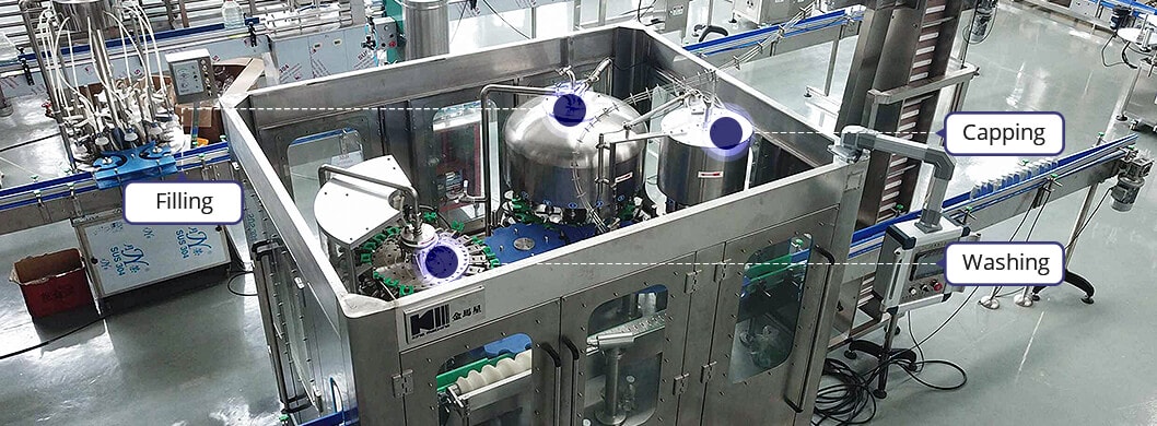 Juice With Pulp Hot Filling Machine (Glass Bottles) 