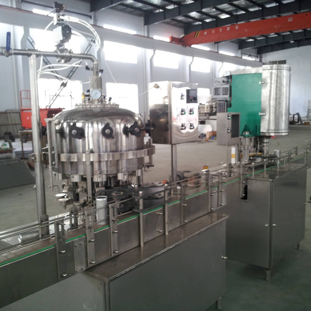 12 Heads Carbonated Drink Can Filling Machine