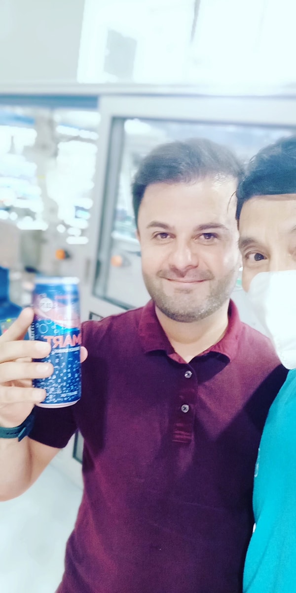 can juice filling line