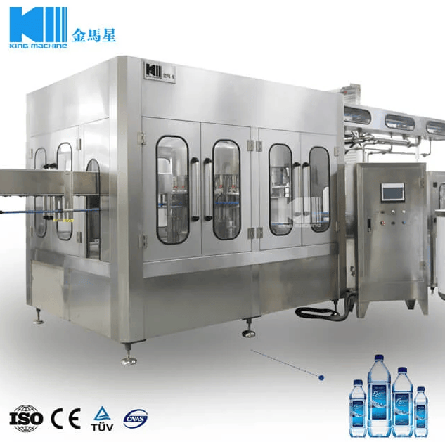 8000BPH 500ml 3-in-1 Mineral Water Bottling Equipment CGF18-18-6