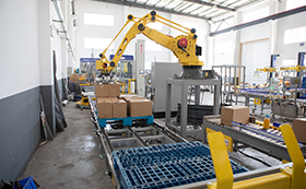 11.Robot palletizer system