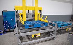 10 Tray feeding machine
