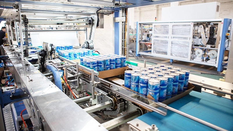 Aluminum can filling machine