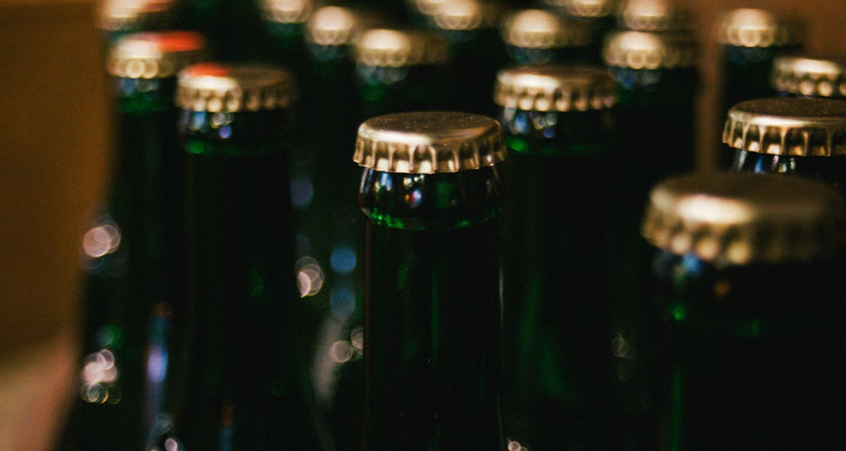 beer bottle filling beer bottle filling