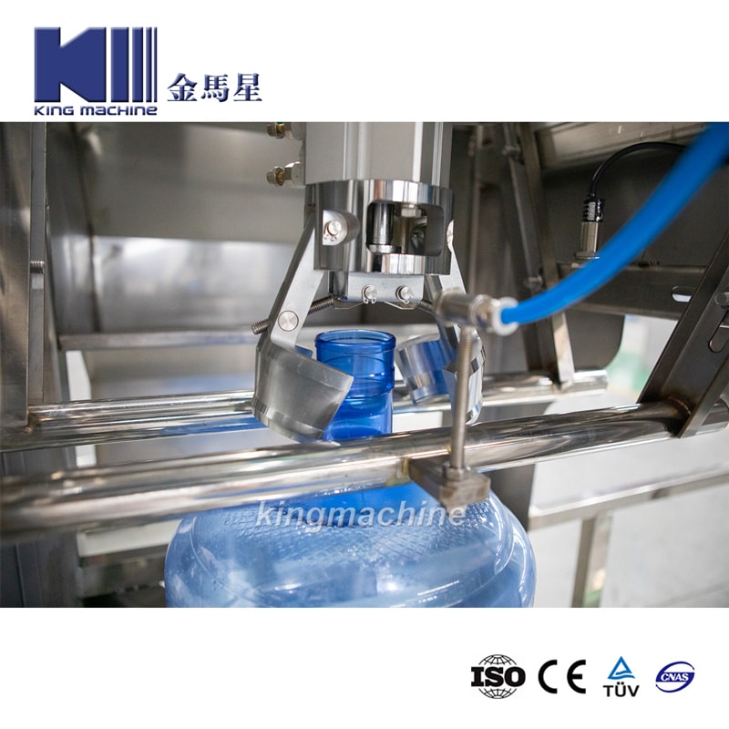 Cap de-capping machine for gallon bottle