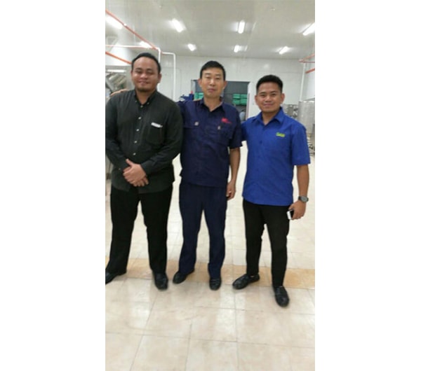A letter of thanks from Brunei customers who bought juice filling machines from King Machine