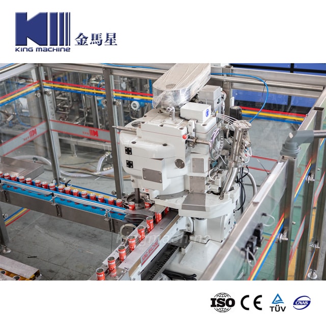 Fully Automatic Flowmeter Type Can Filler Seamer For CSD 
