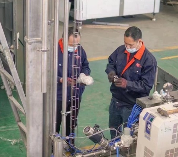 King Machine 30000cph CSD Canning Line Is in Assembling