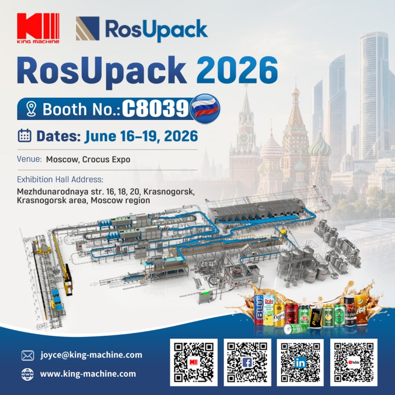 Meet King Machine at RosUpack 2026 in Moscow, Russia