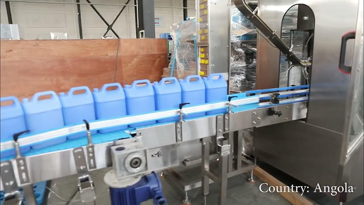 Dây chuyền chiết rót sản phẩm hóa chất hàng ngày