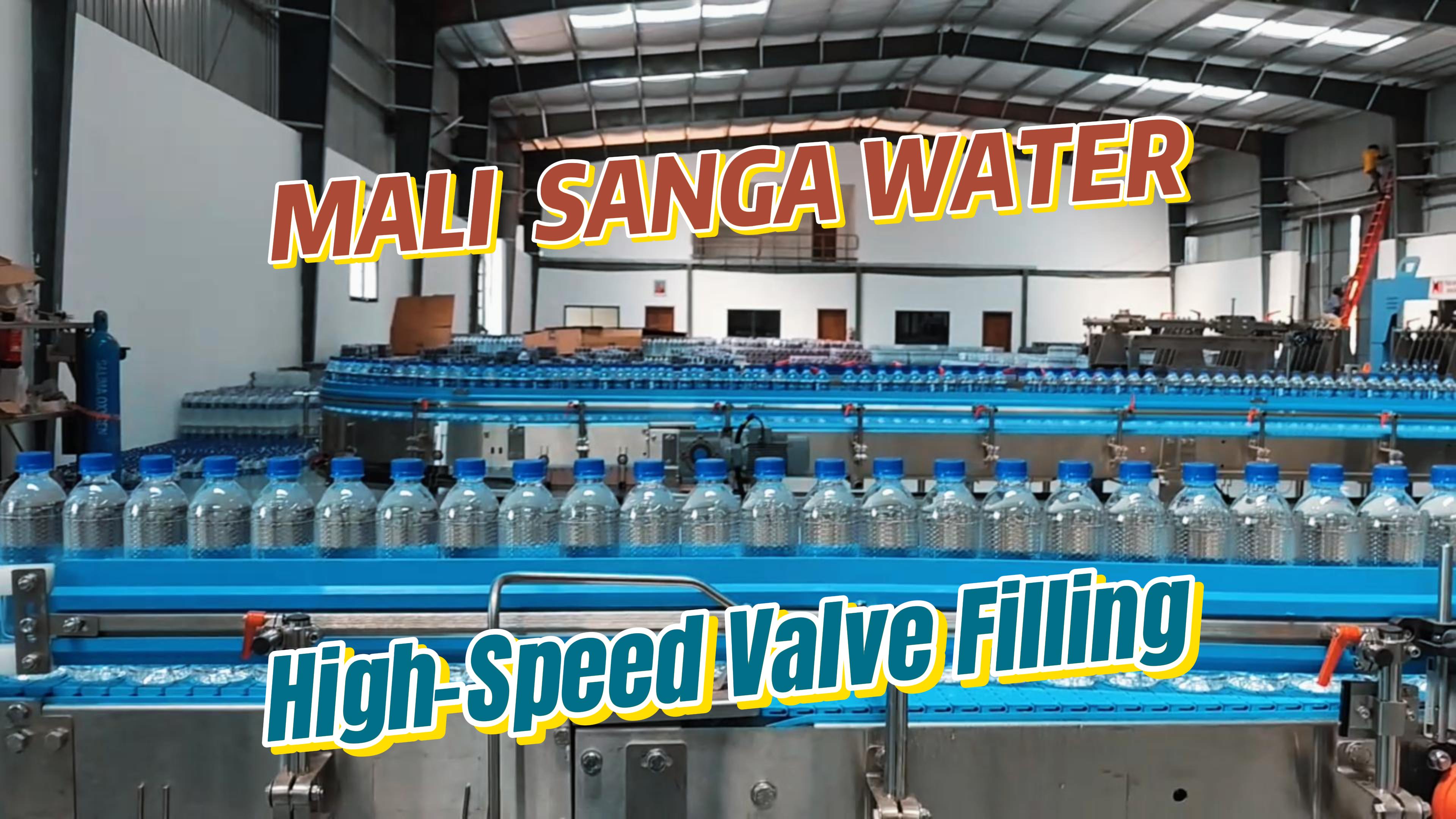 15000BPH High-Speed Valve Water Filling Line | Successfully Running in Africa
