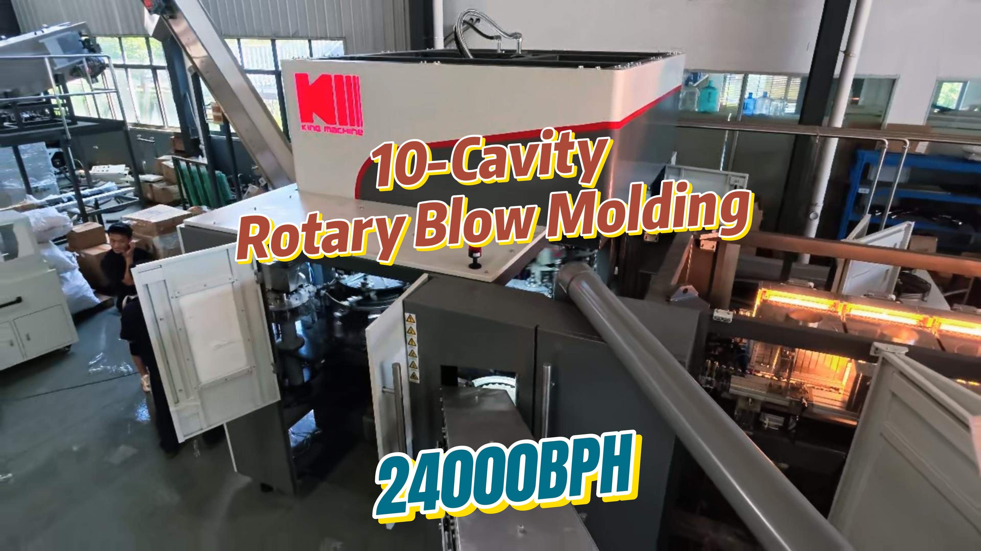 24000BPH Rotary Blow Molding Machine