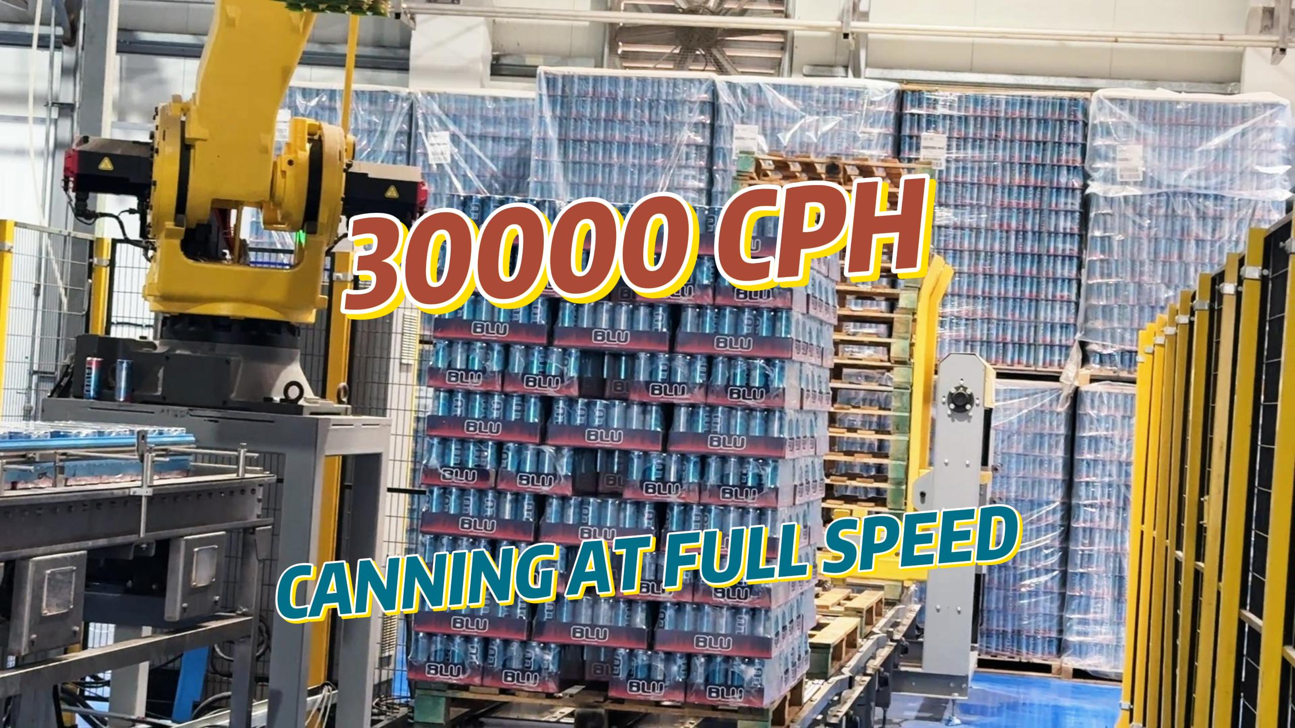 30000CPH Carbonated Beverage Can Filling Line  |   Turnkey Beverage Solution