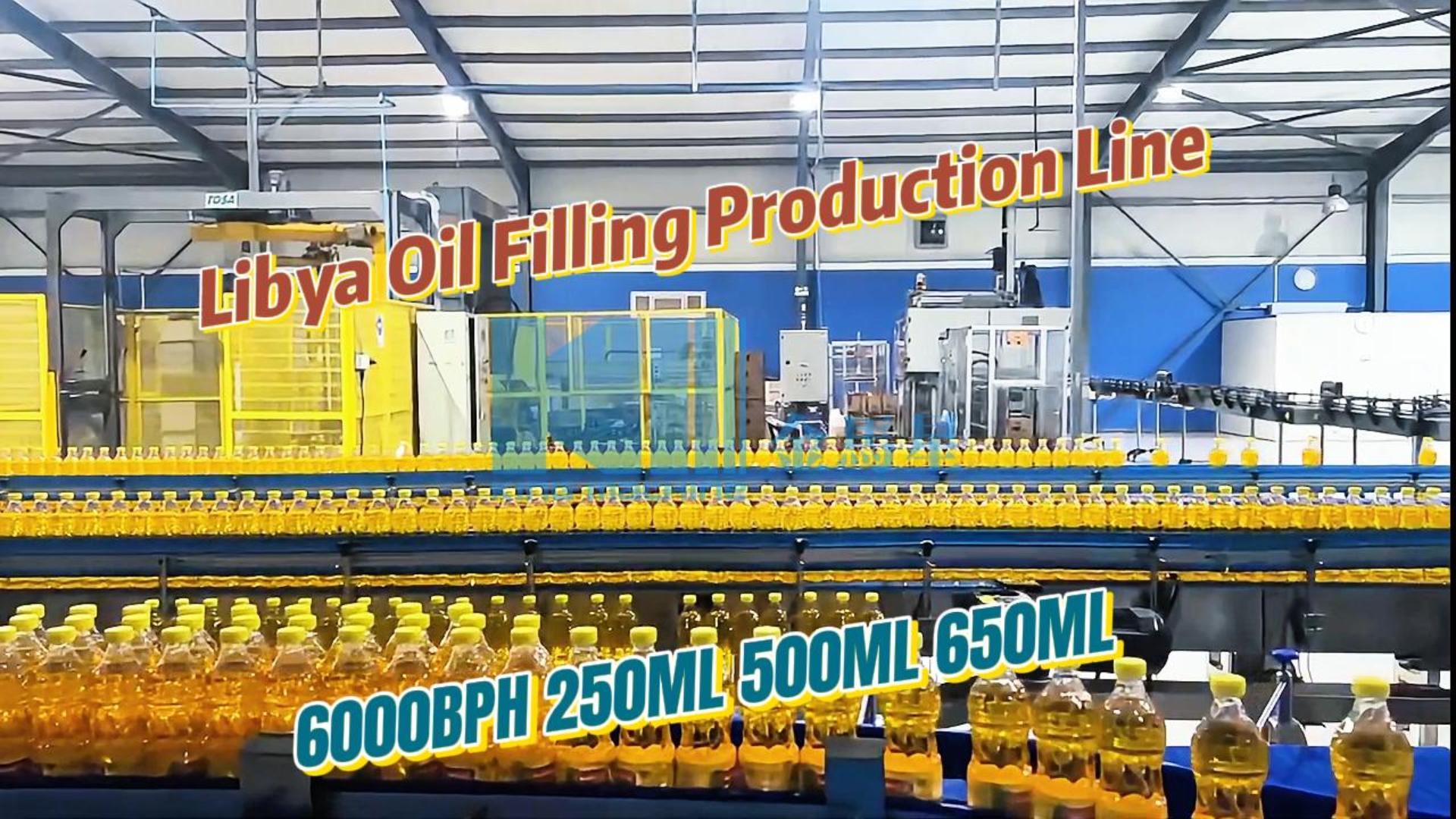 6000 BPH Oil Filling Production Line in Libya | King Machine