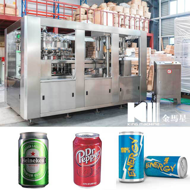 4,000-15,000BPH Carbonated Soft Drink Can Filling Machine