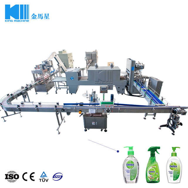 Automatic Hand Washing Filling Bottling Machine