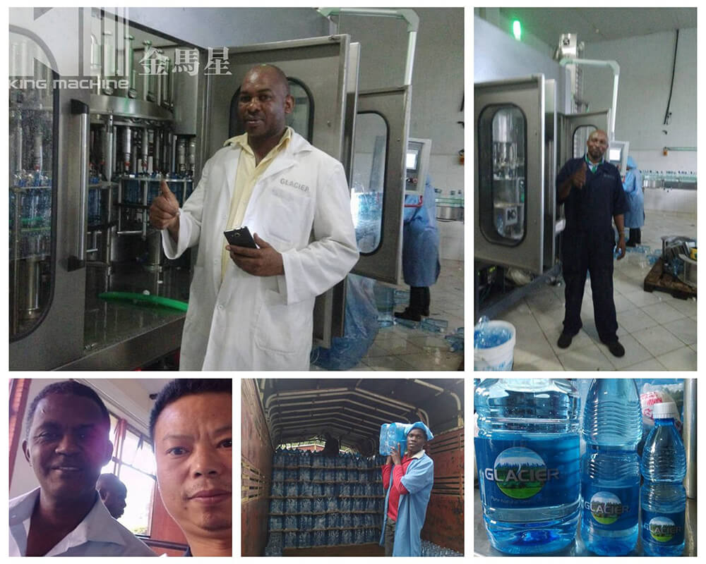 water filling machine customer