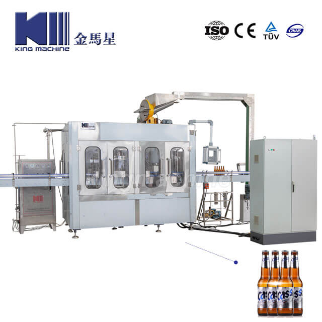 10,000bph Automatic Glass Bottle Beer Drink Bottling Washing Filling Sealing Capping Machine 