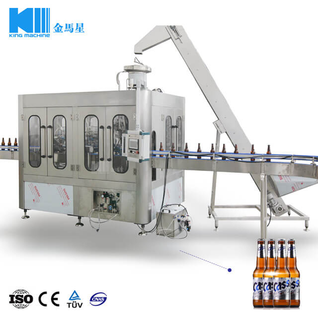 Automatic Beer Washing Filling Capping Machine（BGF14-12-4)3 in 1 Unit