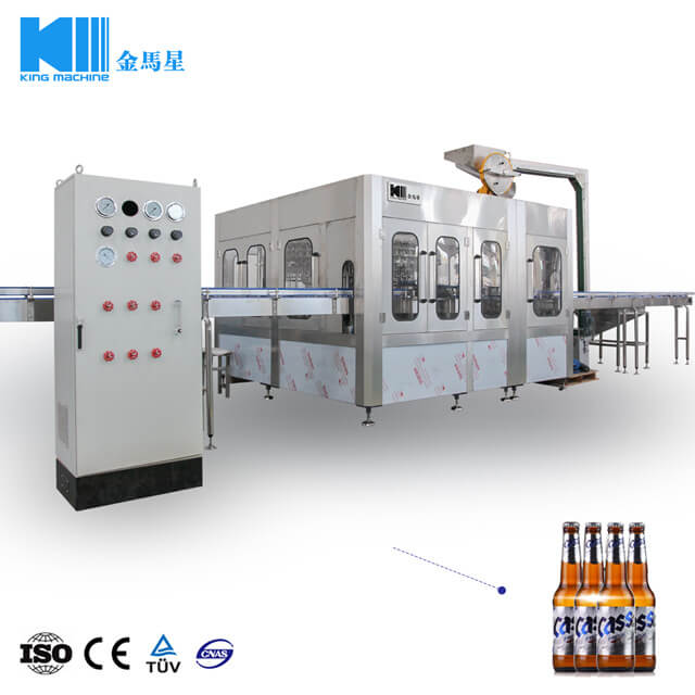 Glass Bottle Beer Filling Machine 18000BPH