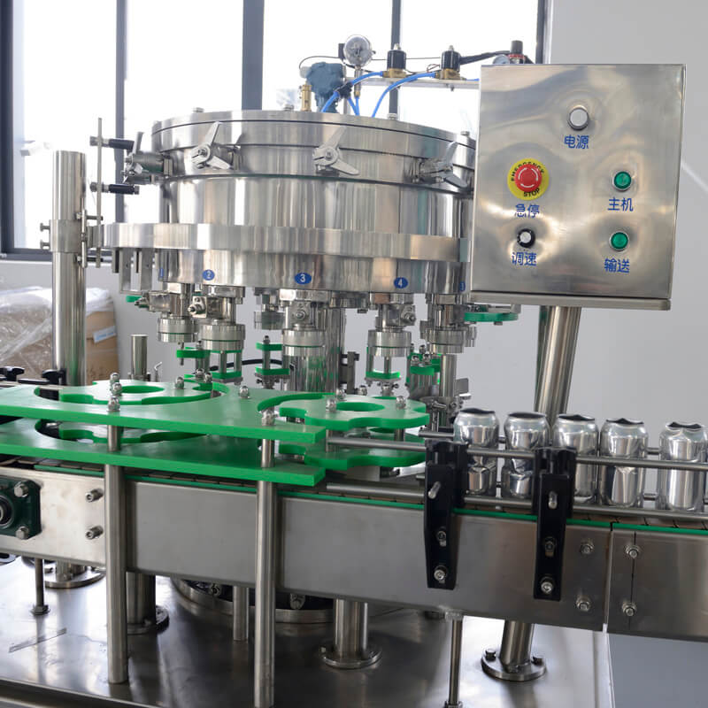 Linear Type Aluminum Can Filling And Sealing Machine