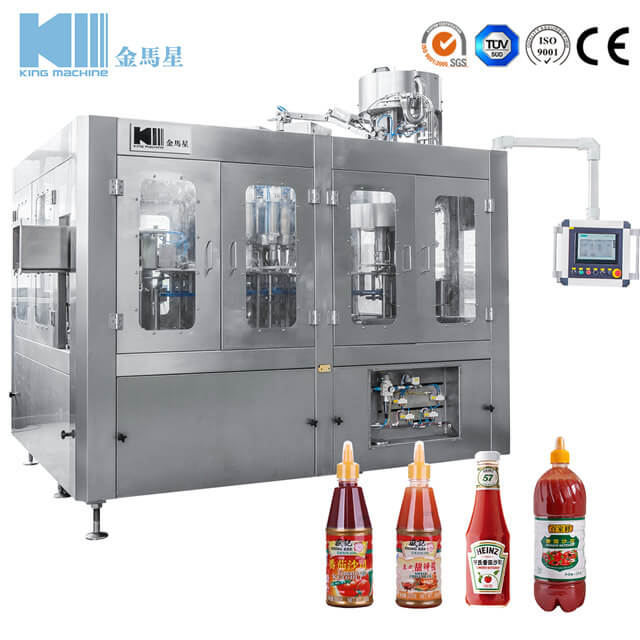 Glass/Pet Bottled Sauce Filling Machine