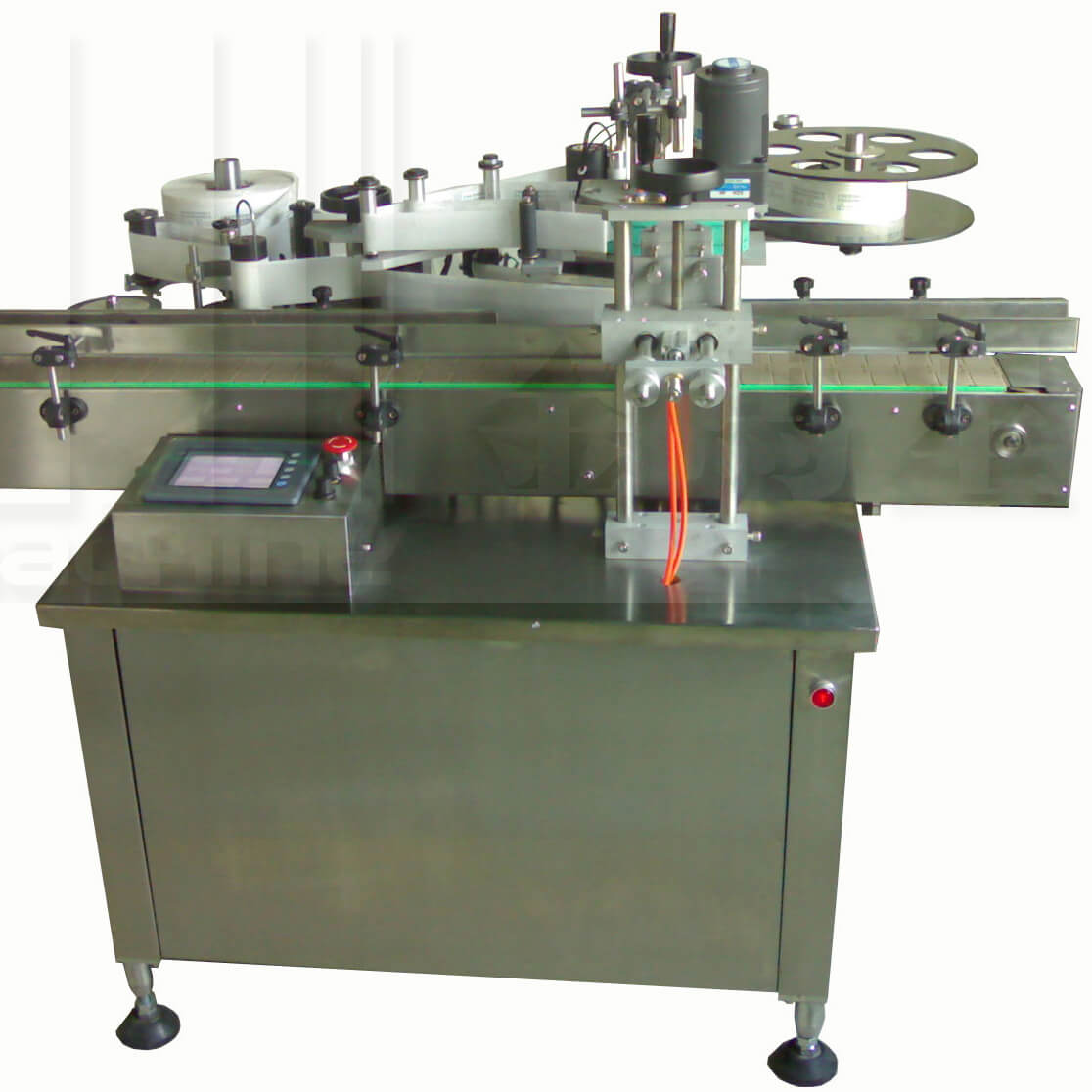 Three Sides Round Bottle Labeling Machine