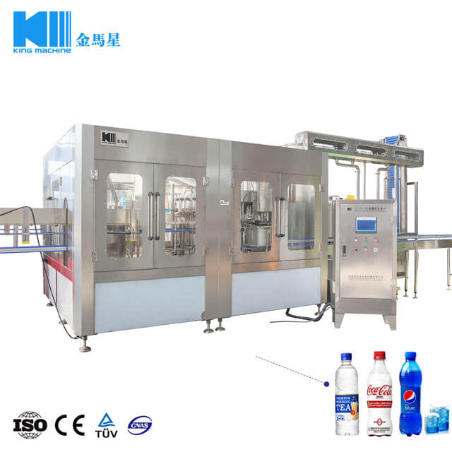 15,000BPH Automatic Carbonated Soft Drinks Filling Machine Manufacturing Plant for Pet Bottles