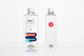 The packaging design of top mineral water bottles is simple and fashionable.