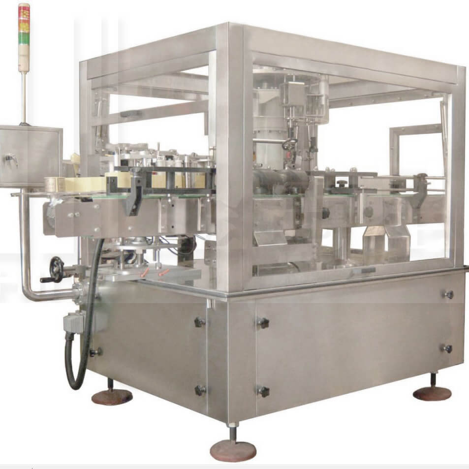 Double Side Stick Labeling Machine (Rotary type)
