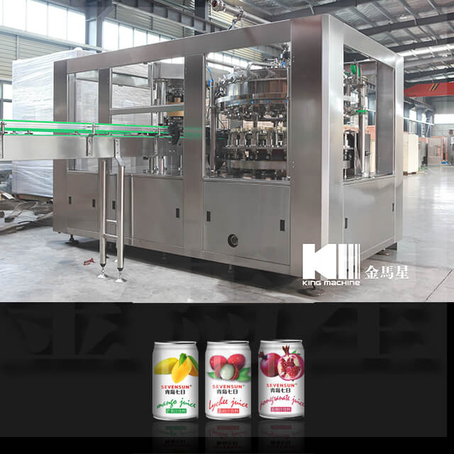 4,000-15,000BPH Carbonated Soft Drink Can Filling Machine